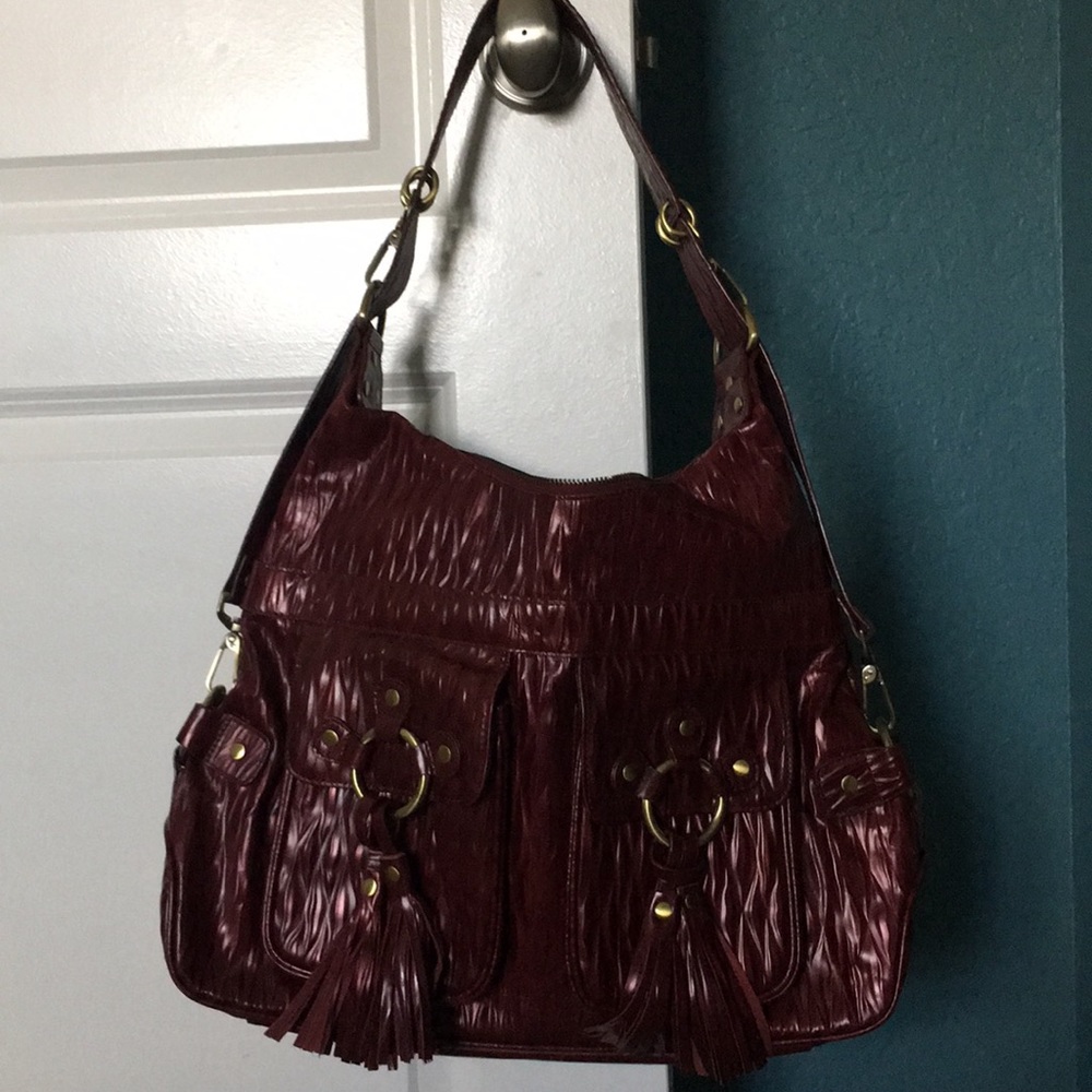 Leather handbag